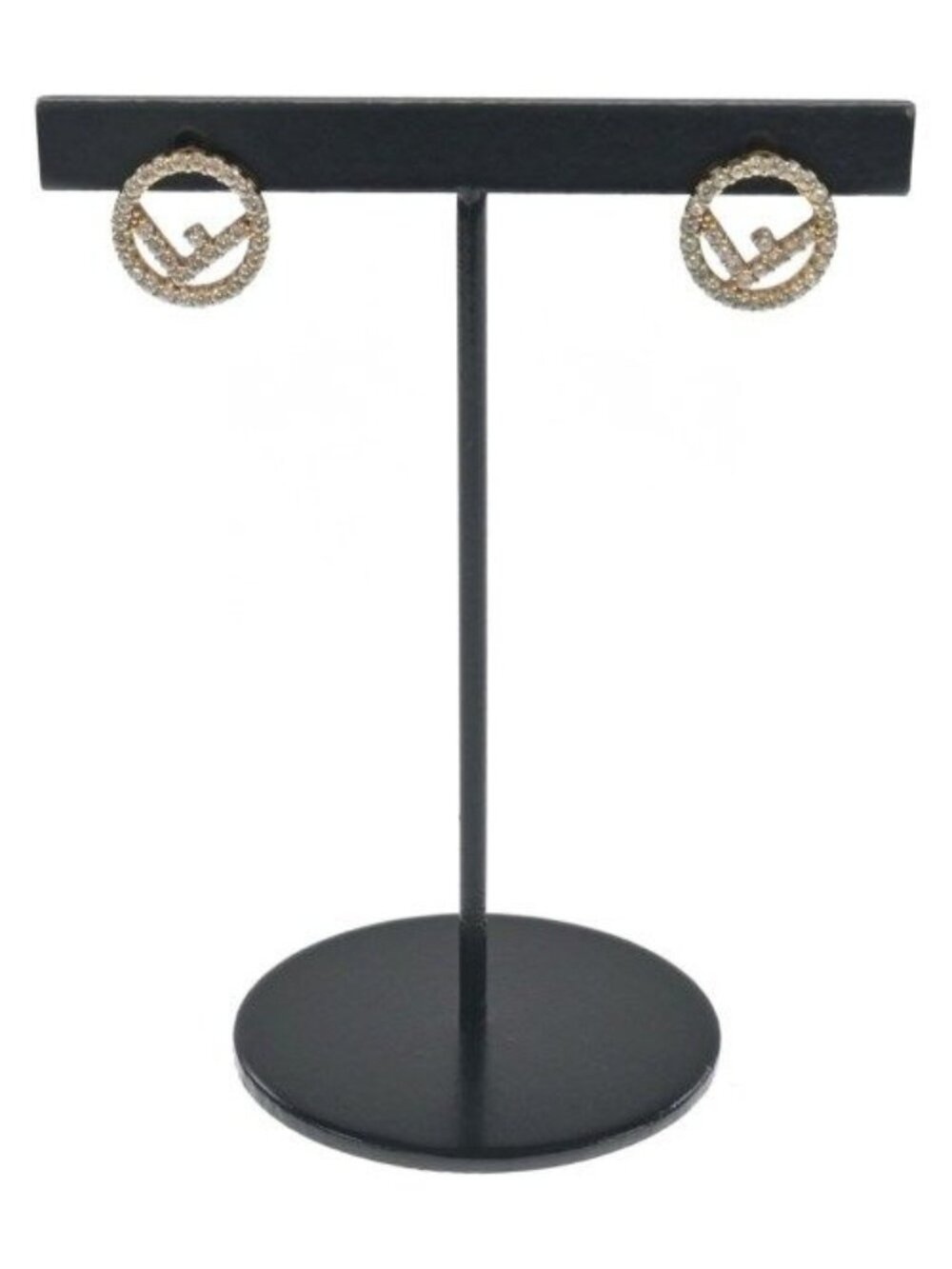 Fendi F is Fendi Earrings Rhinestone
